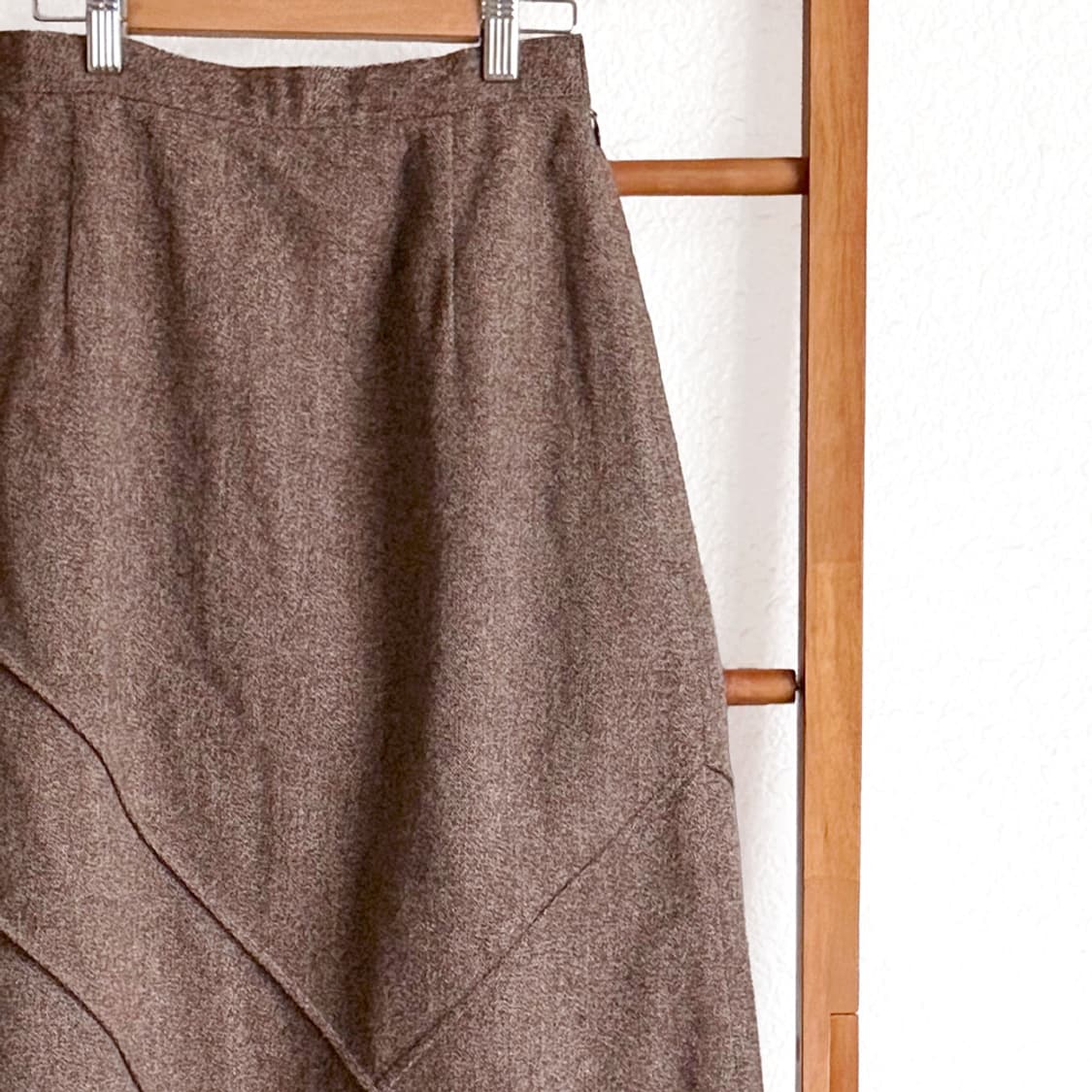 브라운 밀결 스커트 상품이미지4