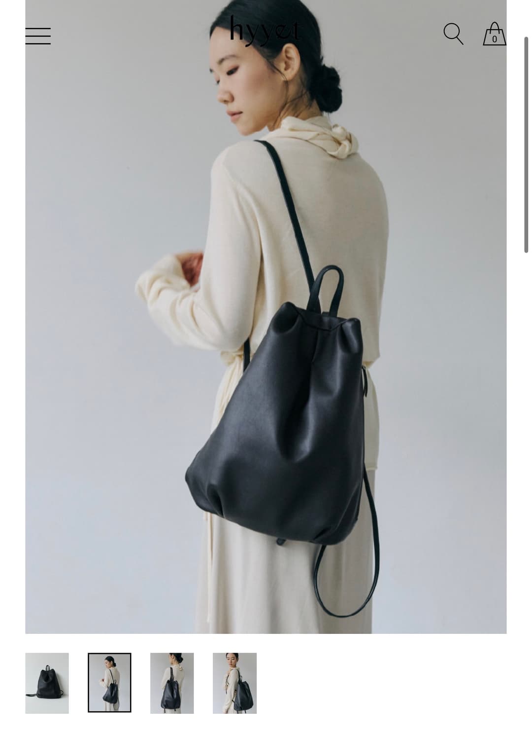 리얼가죽 백팩 새상품 휘에트 35만 -> 25만 시엔느 낫띵리튼 상품이미지1