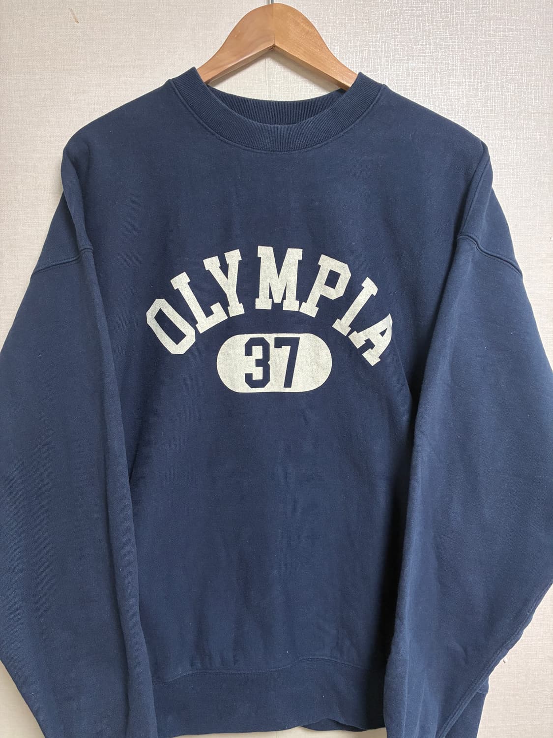 빈티지 아웃스탠딩 맨투맨 네이비 M 상품이미지2