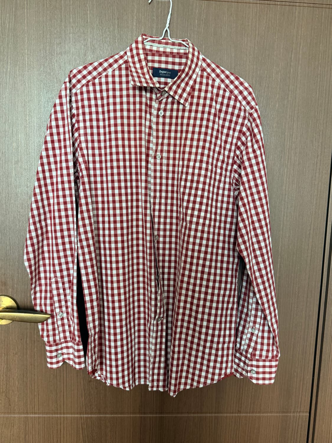 에르메네질도제냐 제냐스포트 체크 셔츠 M 상품이미지1