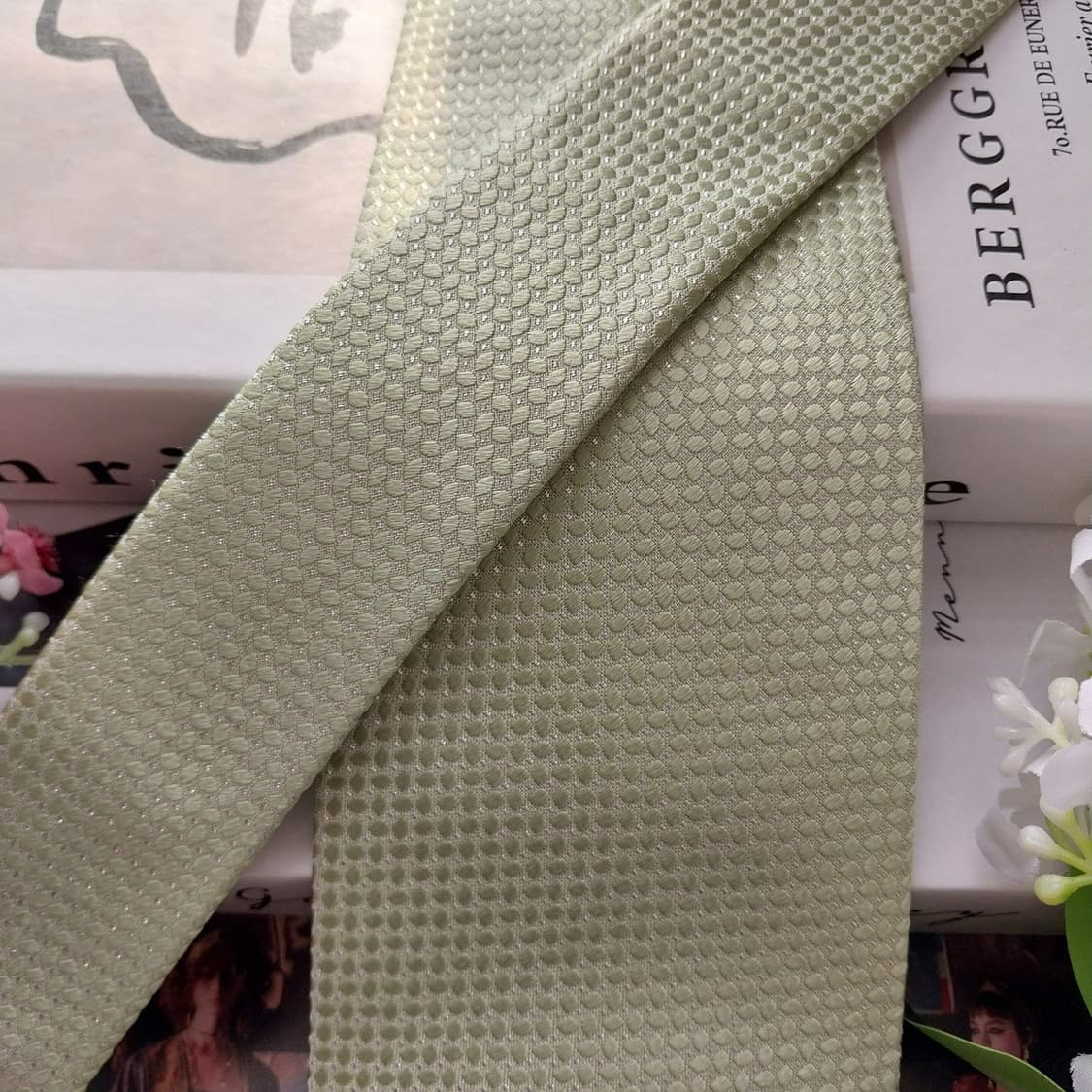 엠씨엠 실크 민트 자카드 패턴 넥타이 8.5cm A+등급 K2113
 상품이미지3