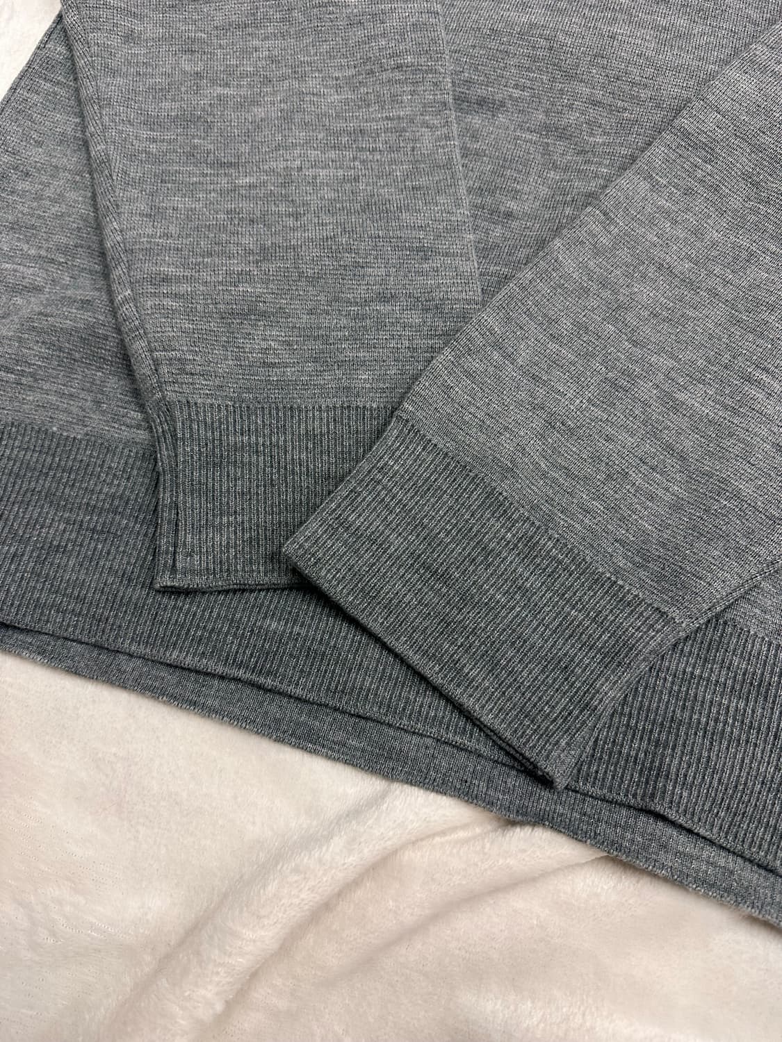 (1)유나이티드 도쿄 하프집업 니트 그레이 상품이미지4