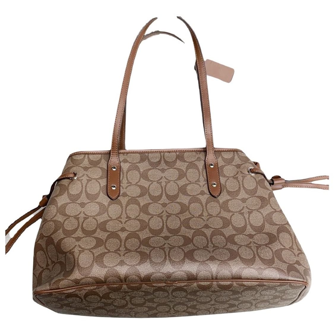 COACH 시그니처 드로우 스트링 캐리올 토트백 상품이미지8