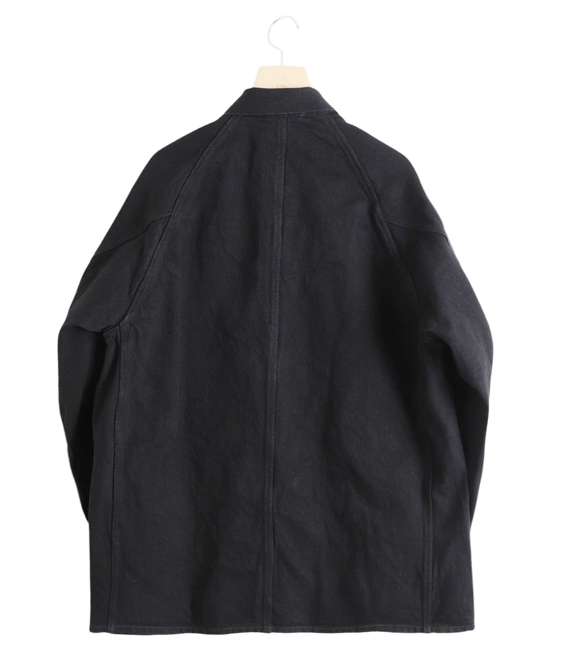 [2] 코모리 25AW 데님 워크 자켓 블랙 상품이미지3