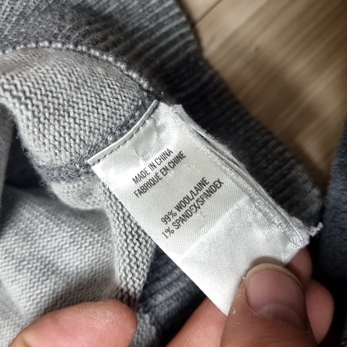 띠어리 그레이 남성 울니트 스웨터(100) 상품이미지3