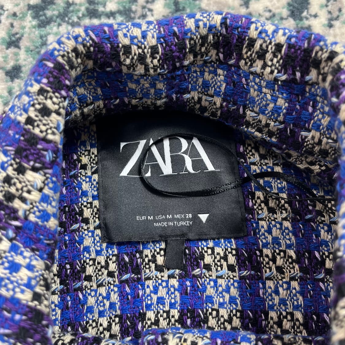 Zara 자라 크롭 트위드 여성 자켓(M) 상품이미지2