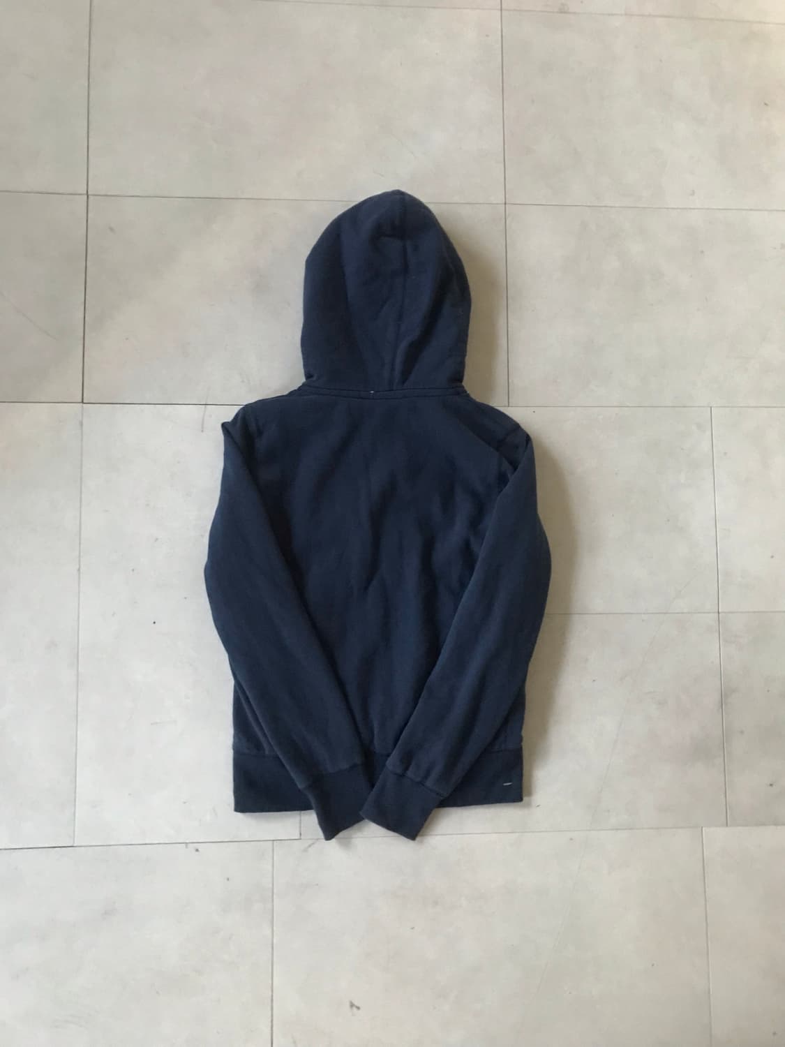 후아유 네이비 퍼후드집업 상품이미지7