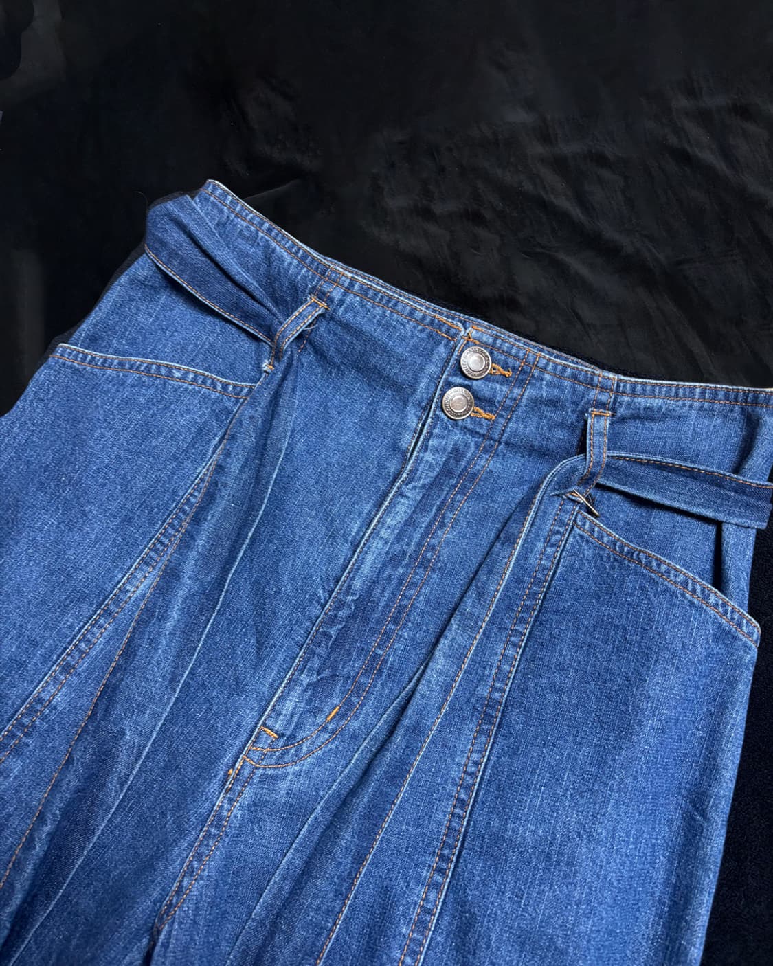 일본빈티지 OZOC 와이드 데님 팬츠 상품이미지1