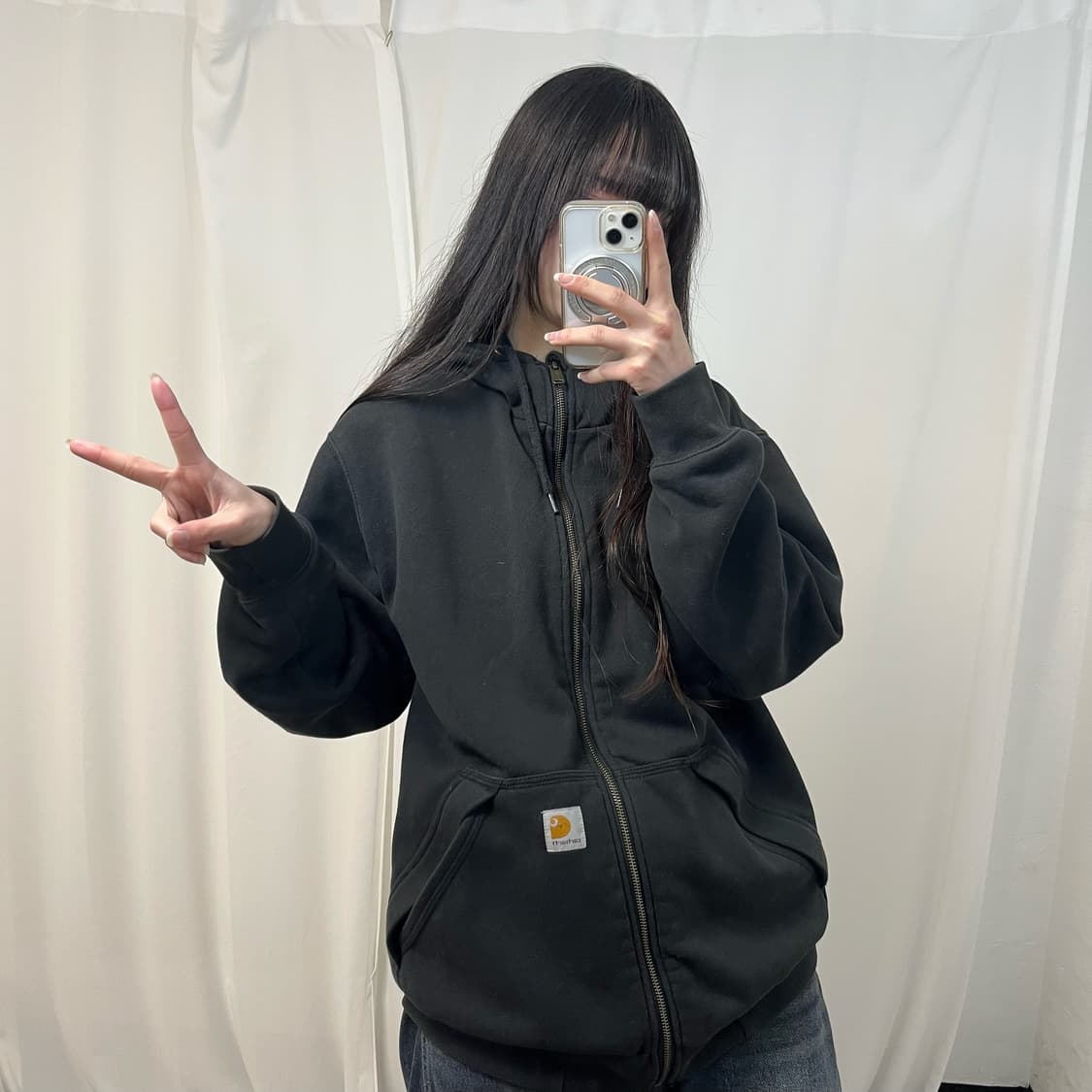 Carhartt Thermal Zip-up Hoodie 상품이미지2