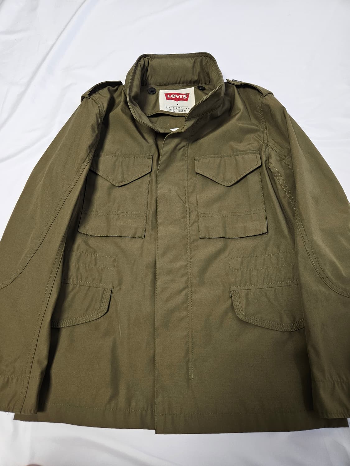 리바이스 올리브 M65 헌팅 필드자켓 사파리 바람막이 95 (새상품) 상품이미지4