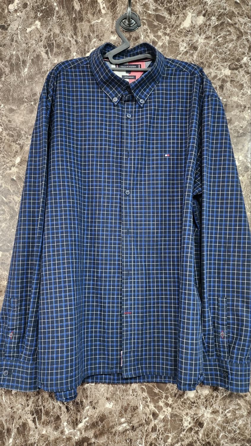 타미힐피거 남자 체크셔츠 XXL 상품이미지1