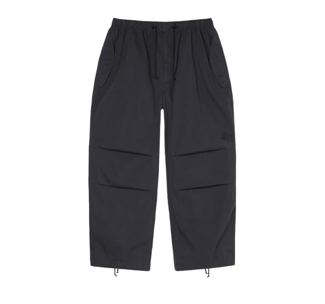 스투시 나이코 오버 트라우저 워시드 블랙 상품이미지3