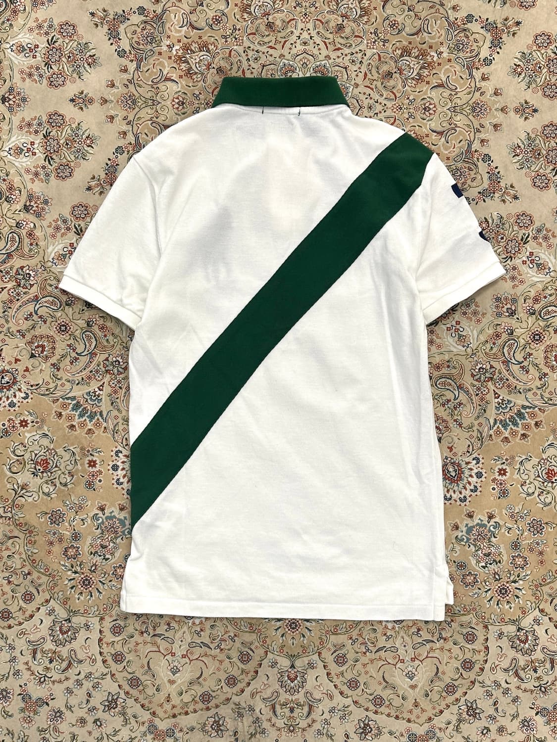 폴로 랄프로렌 배색 슬림핏 빅포니 카라티  상품이미지2