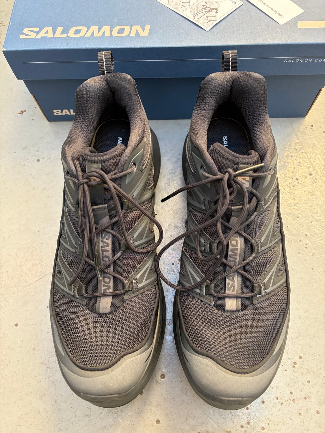 살로몬 x 꼼데 가르송 XT-6 익스팬스 플랫폼 블랙  SALOMON x 상품이미지3