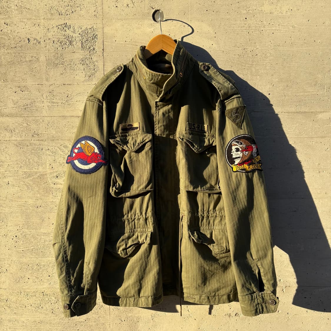 폴로 랄프로렌 M65 패치&히든 후드 필드 자켓 상품이미지4