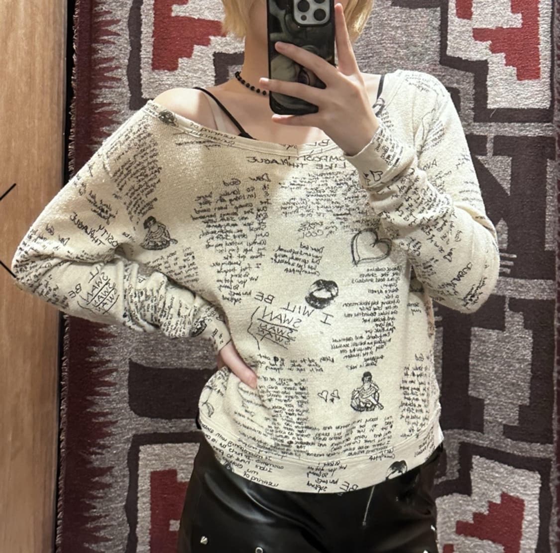 히스테릭 글래머 오프숄더 티 상품이미지3