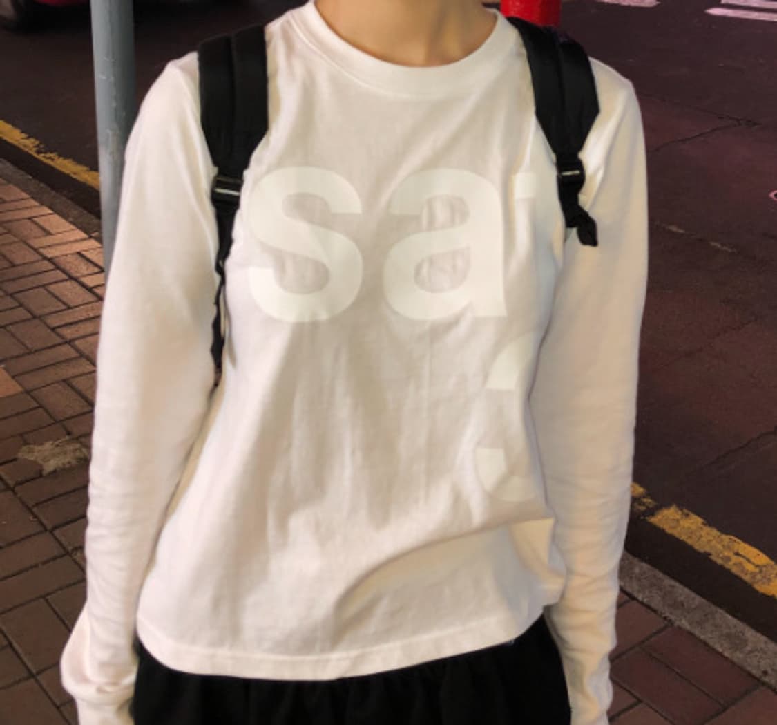 사파리스팟 롱슬리브 화이트 상품이미지2