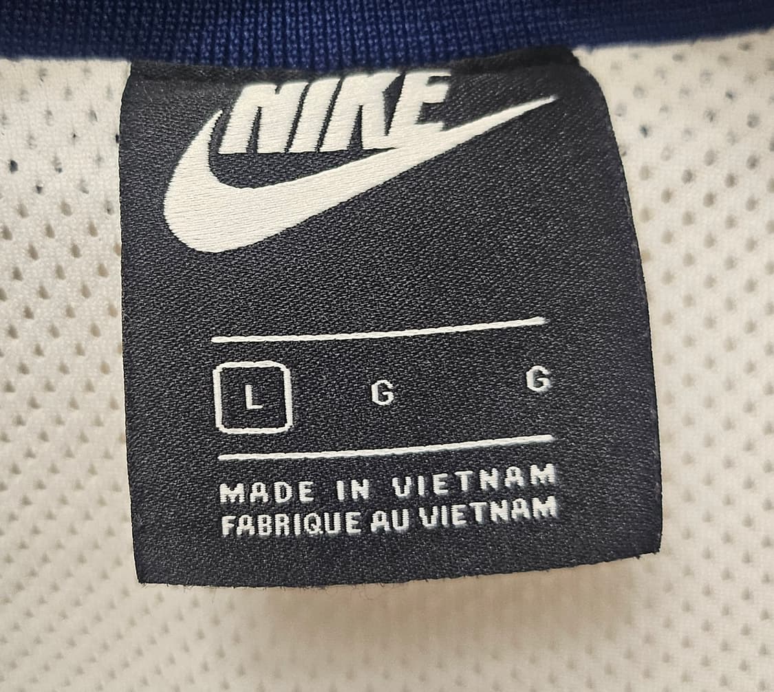 (100~105)L☆우주매물☆나이키1993리이슈[화이트블루]트랙탑바람막이 상품이미지2