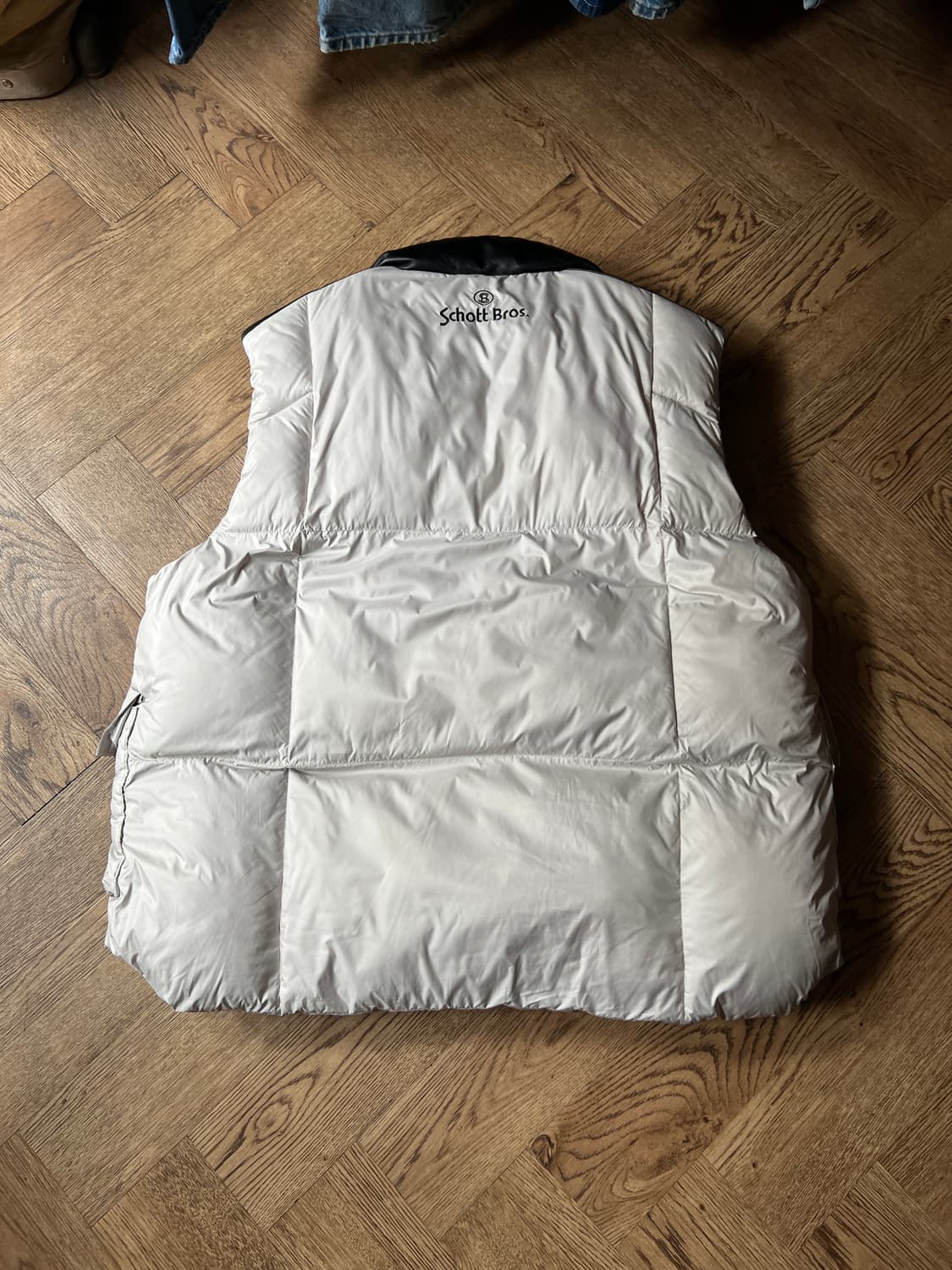 [L]SCHOTT DOWN 쇼트 헤리티지 다운 베스트 상품이미지9