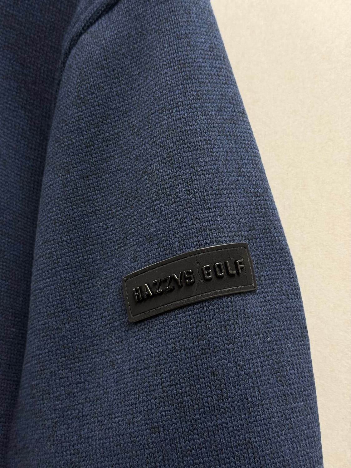 남성 100 / 헤지스 골프 후리스 집업 자켓 네이비  상품이미지4