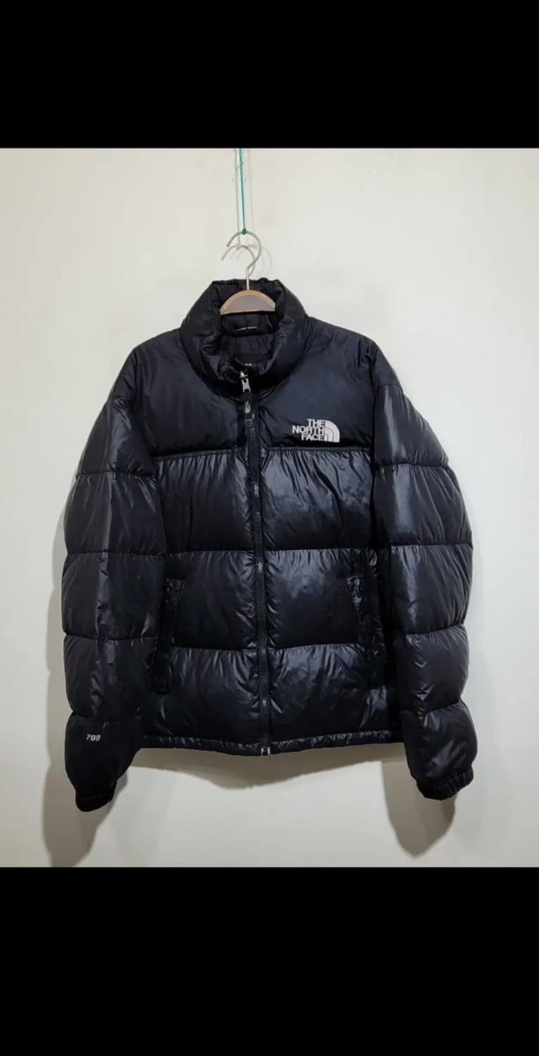 (100) 노스페이스 구스다운 눕시패딩 점퍼 블랙 거위털 700 자켓  상품이미지1
