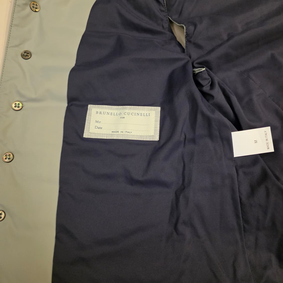 브루넬로 쿠치넬리 경량 패딩 조끼 그레이 상품이미지4