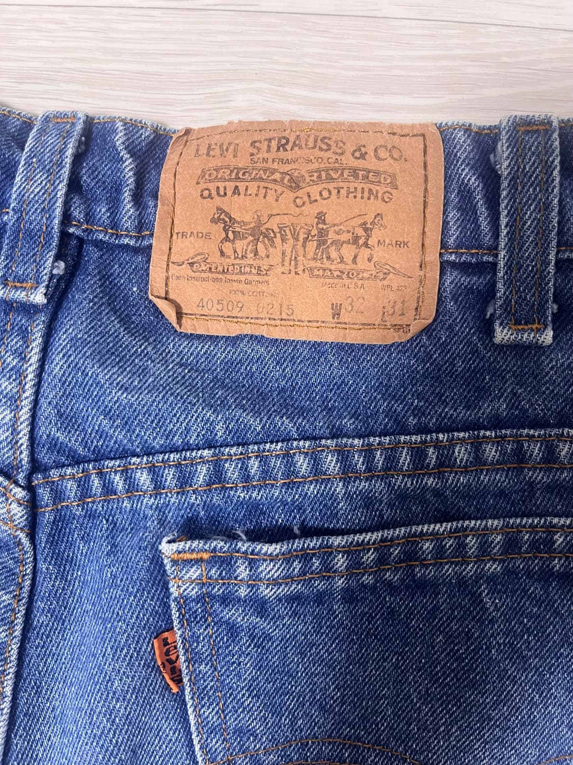 80s Levis 리바이스 509 ( 32 * 31 ) 상품이미지4