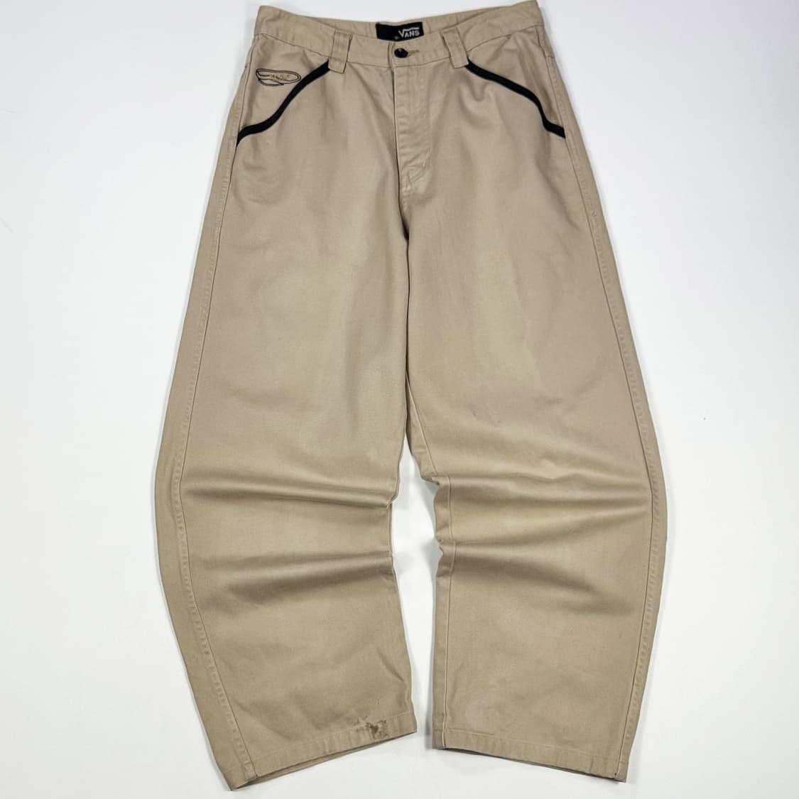 30 반스 올드스쿨 빈티지 와이드 워크팬츠 베이지 상품이미지2