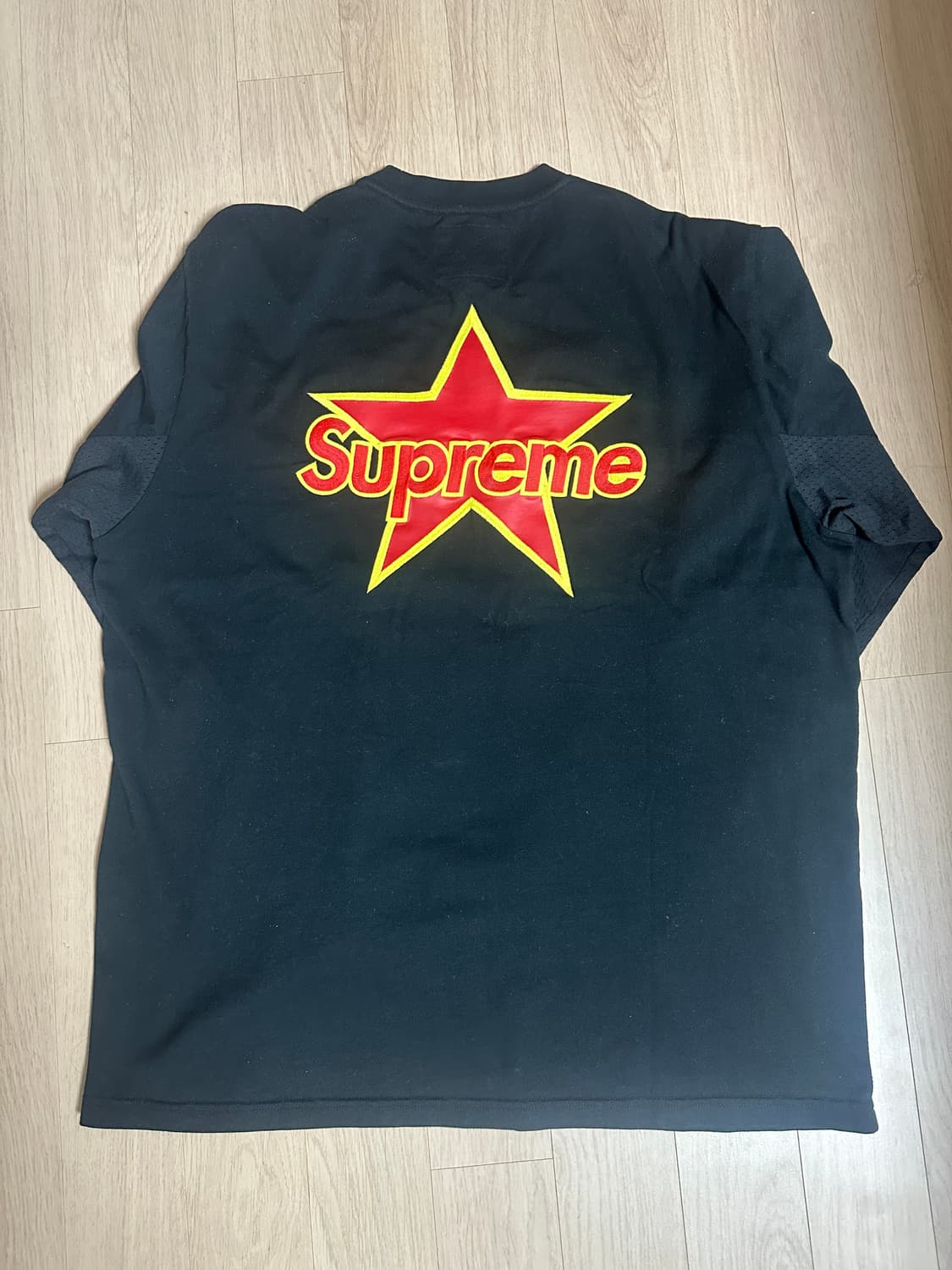 26SS 슈프림 x 밴슨 레더스 롱슬리브 탑 블랙 상품이미지2