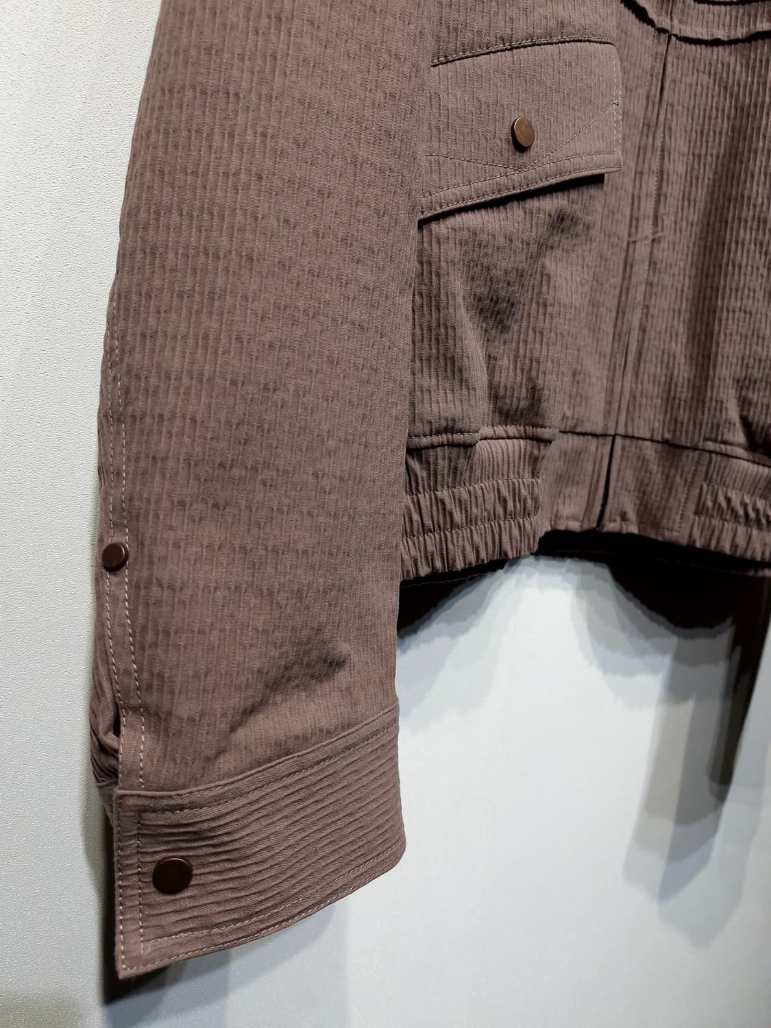 엘무드(LMOOD) 더스티 웨스턴 블루종 자켓 핑크[46] 상품이미지7