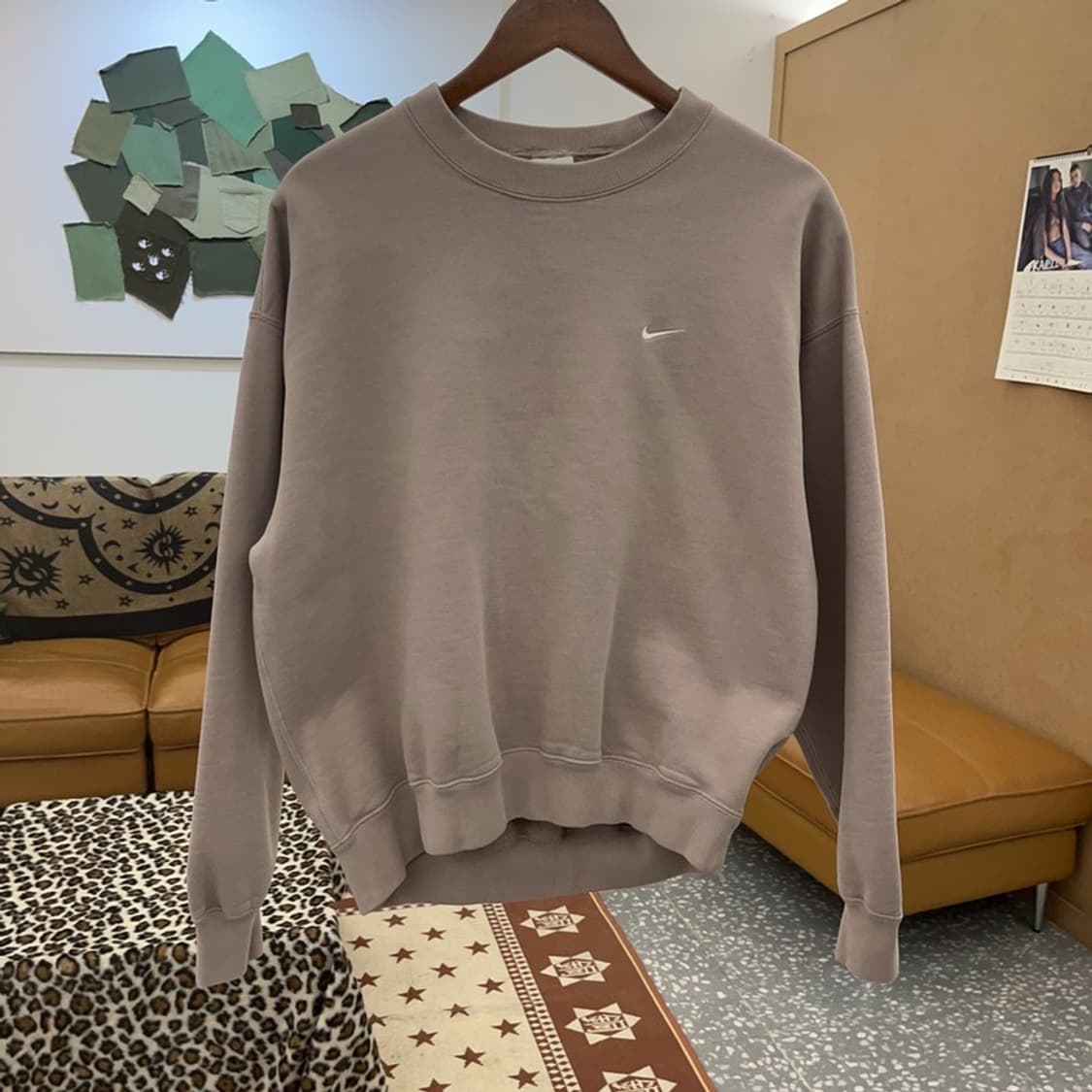 나이키 NRG 솔로 스우시 빈티지 카페라떼 맨투맨 L C09514 상품이미지3