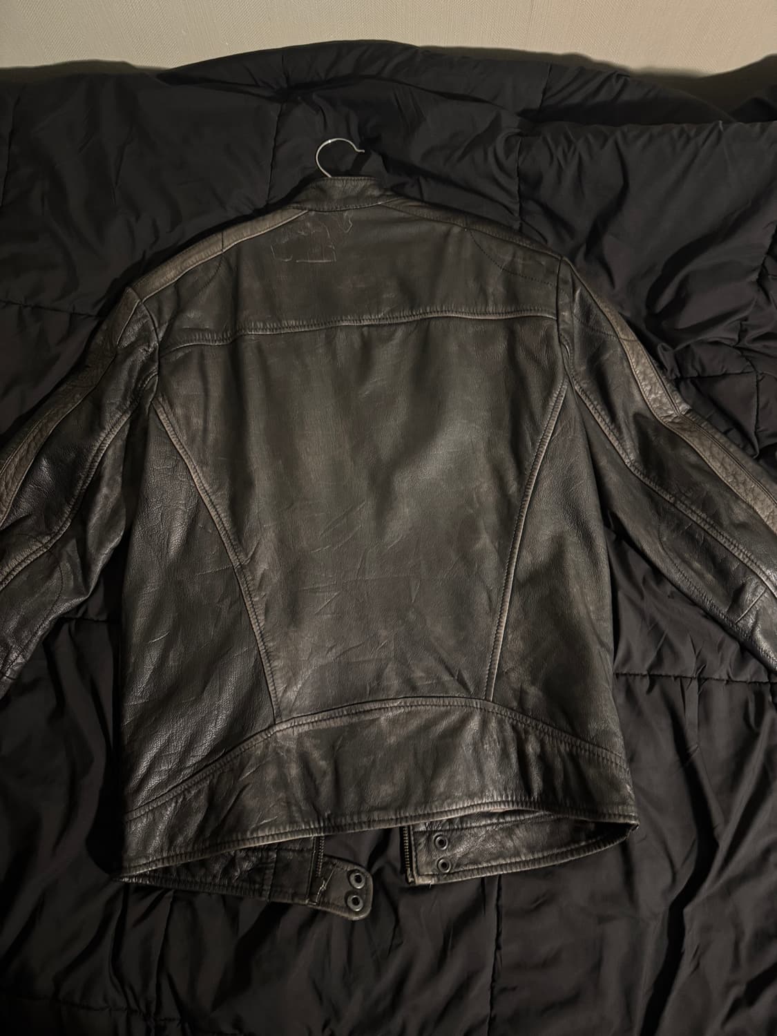 Danier leather 사이드라인 레더 자켓 상품이미지3