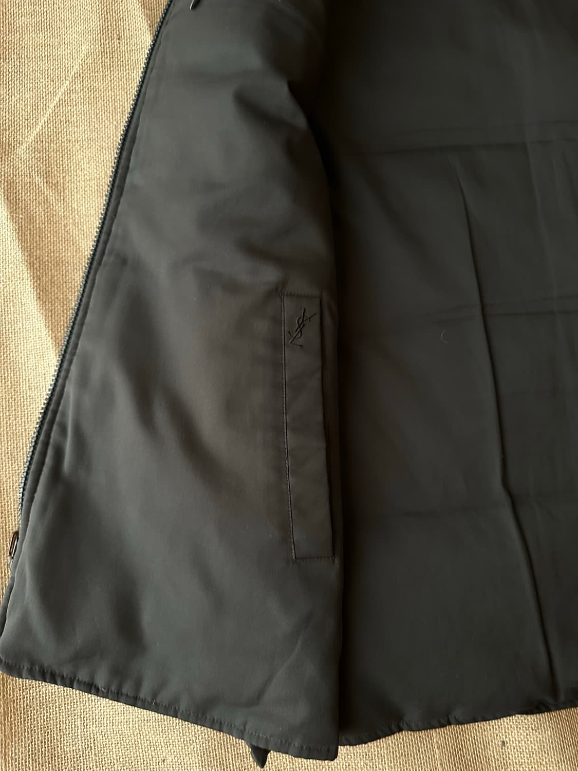 생로랑 남성 리버시블 체크 조끼 영면 100 상품이미지8