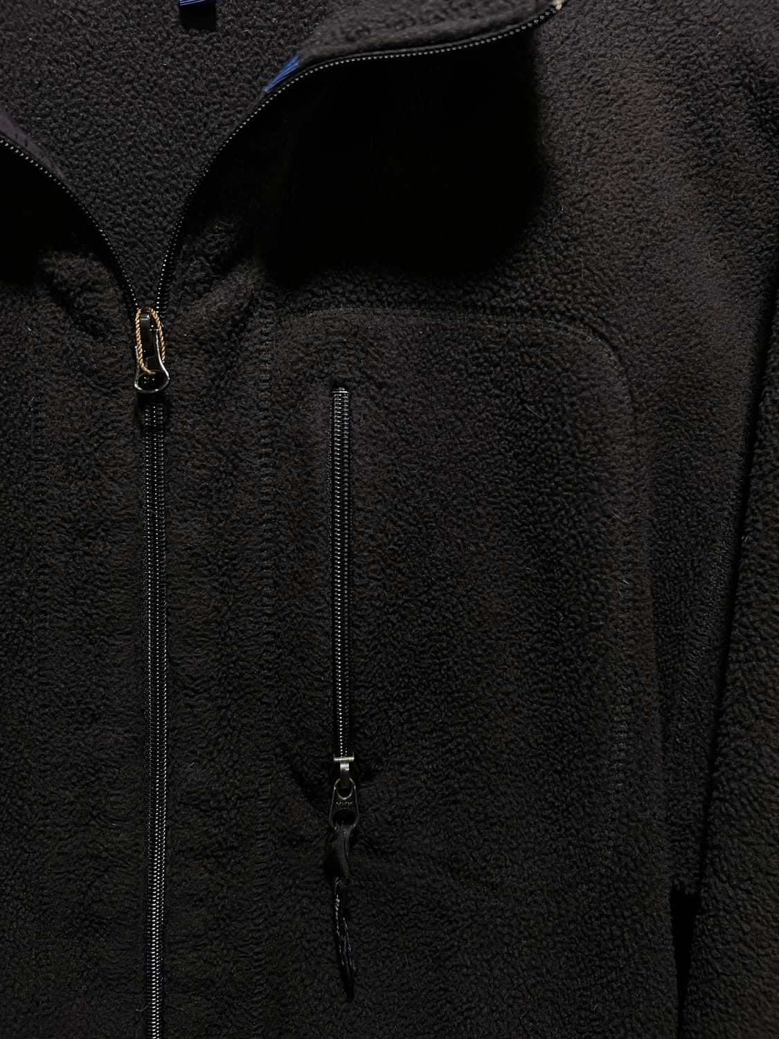 [M]90's 파타고니아 레트로 Made in USA 블랙 플리스 자켓 상품이미지3