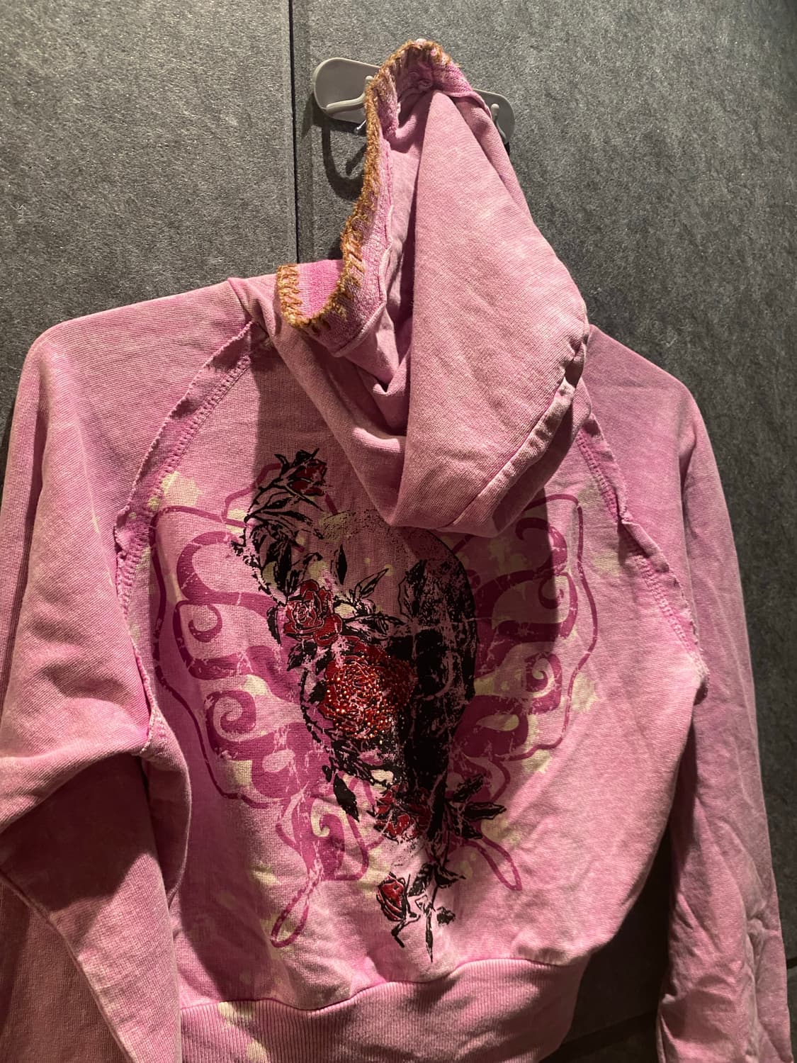 LGB Hysteric Glamour crop hood zip up os 상품이미지6