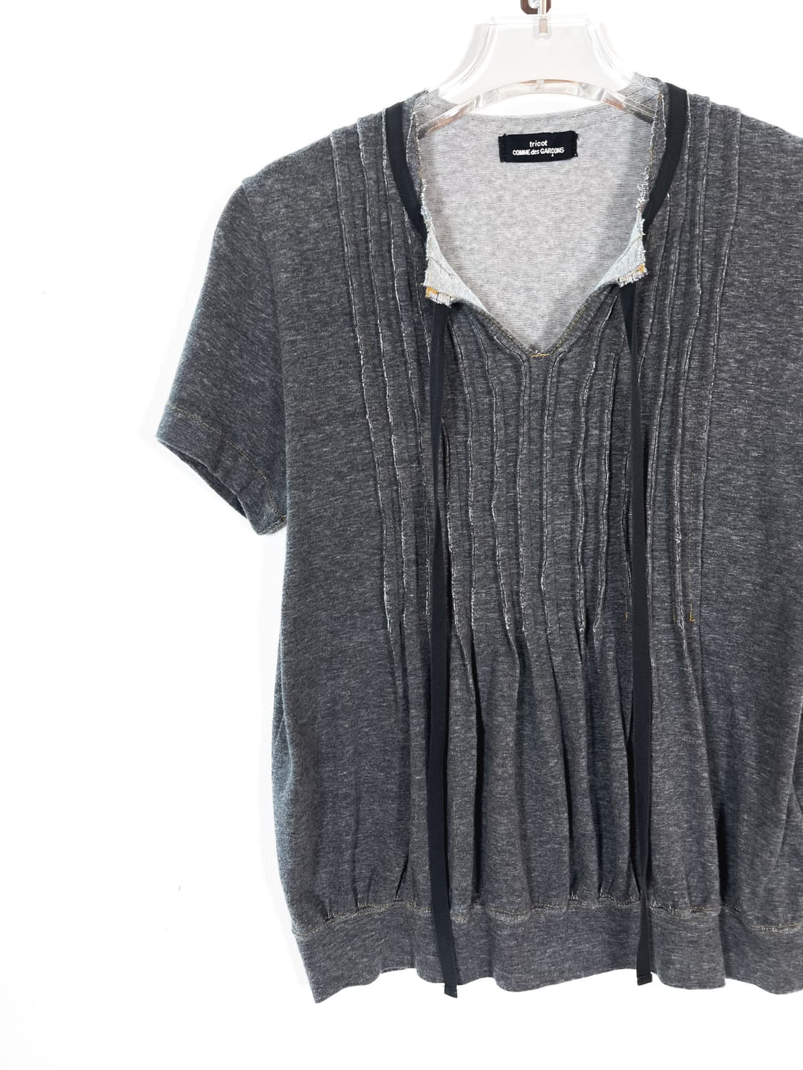 꼼데가르송 트리콧 리본 반팔티셔츠 상품이미지5