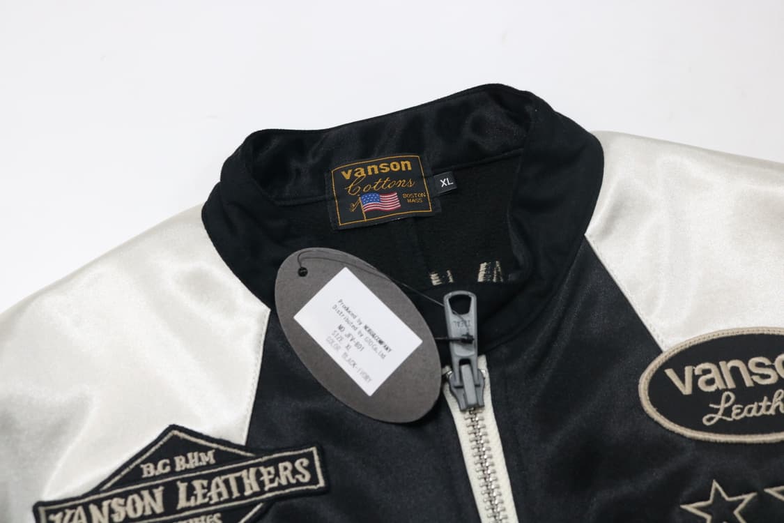 VANSON 밴슨 빈티지 멀티 패치 레이싱 트랙 자켓 (XL) 상품이미지6