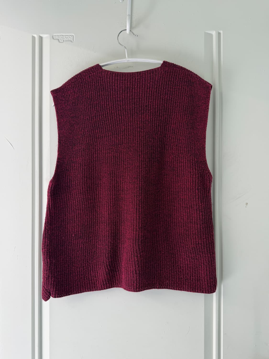 일본빈티지 버튼 니트 베스트 상품이미지8