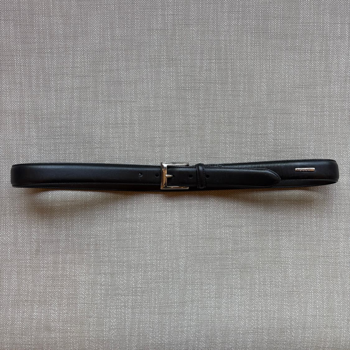 (37-38) 폴로 랄프로렌 이탈리안 블랙 레더 버클 벨트 상품이미지2