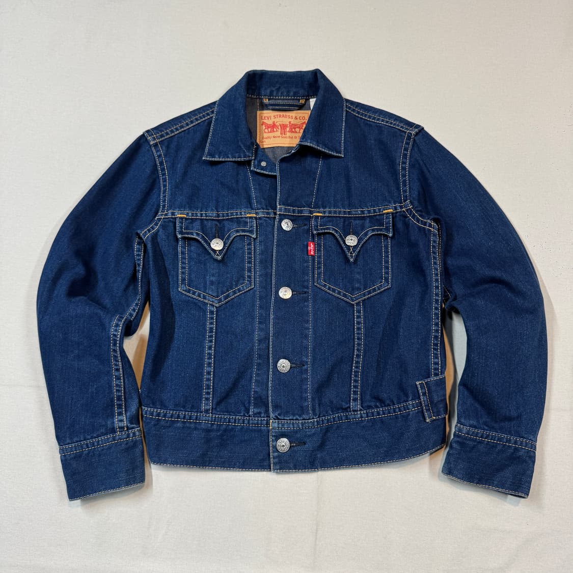 S) 리바이스 아이코닉 데님자켓 TYPE 1 진청 데님 청자켓 상품이미지1