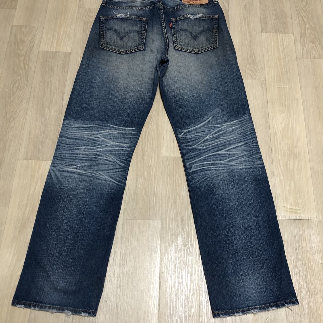 (32) 리바이스 501 스트레이트핏 04501-0064 워시드 데님 상품이미지7