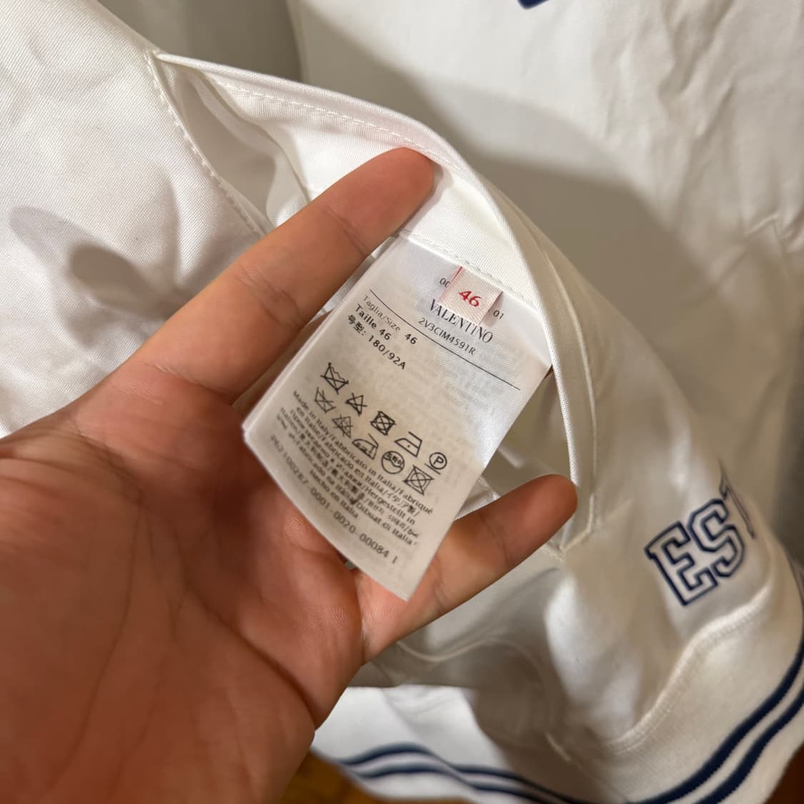 발렌티노 24 F/w 화이트 봄버 자켓 판매 합니다.  상품이미지6