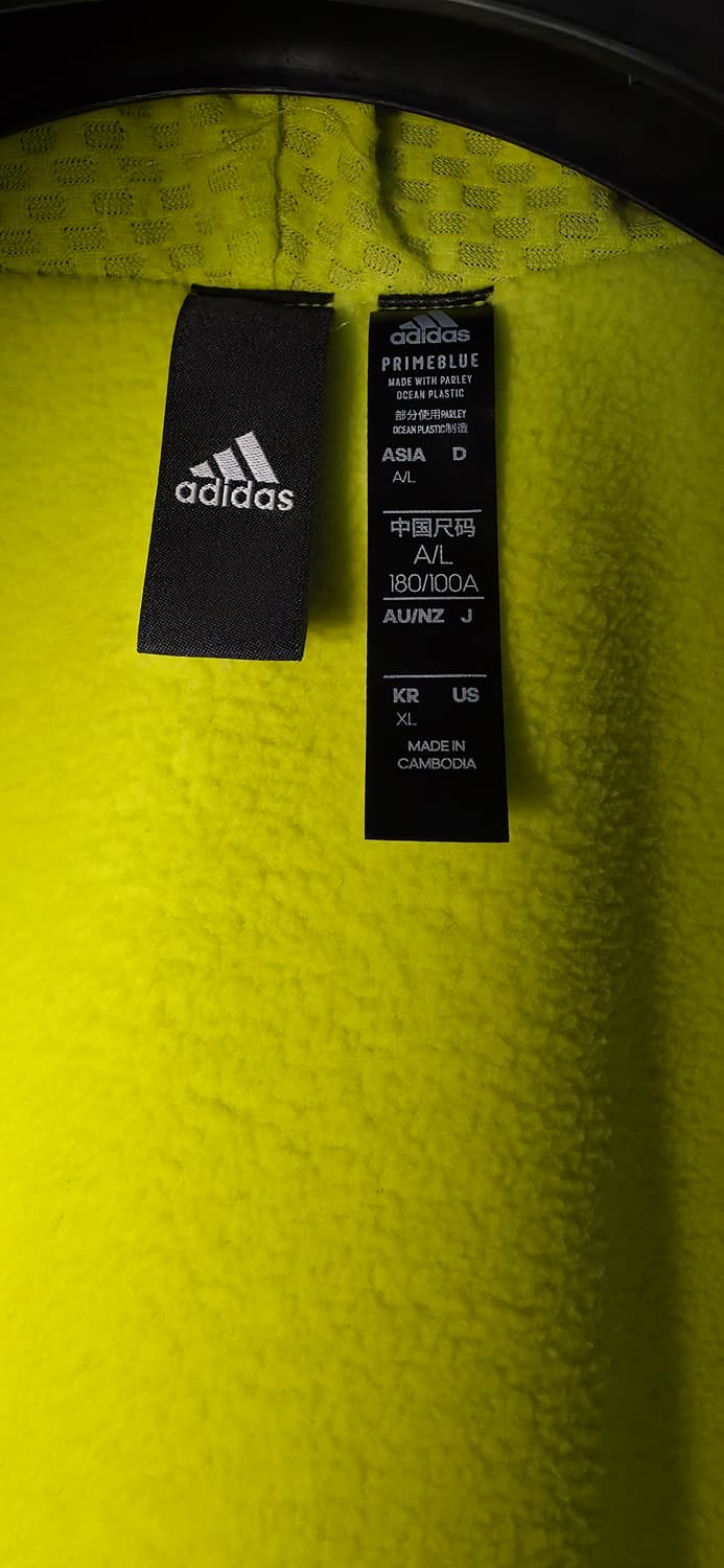아디다스 PRIMEBLUE 윈드브레이커 자켓 XL 상품이미지6