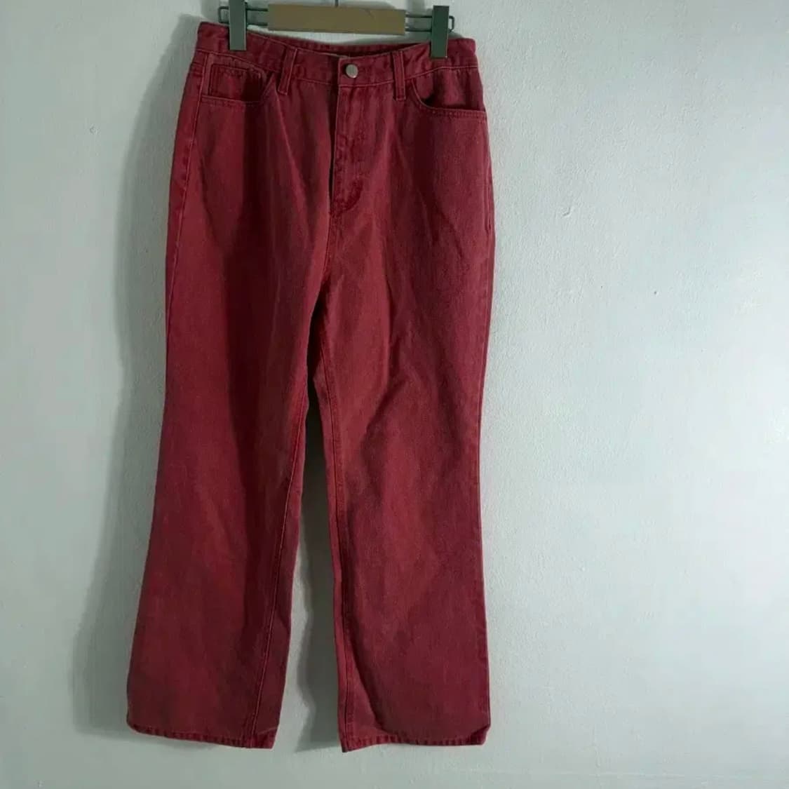 바이플로우 Byflow 레드 데님 팬츠 L 상품이미지1