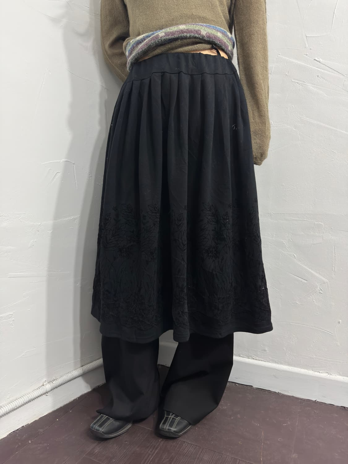 oriental pleats skirt 상품이미지4