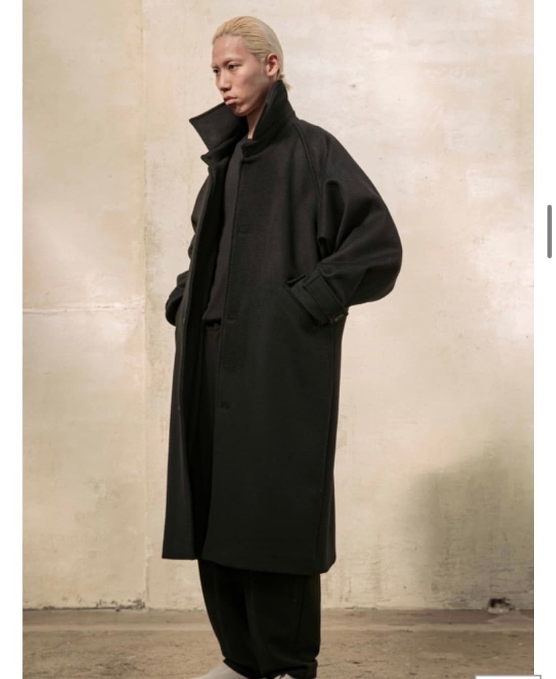 kokyu 코큐 울 오버사이즈 코트 상품이미지5