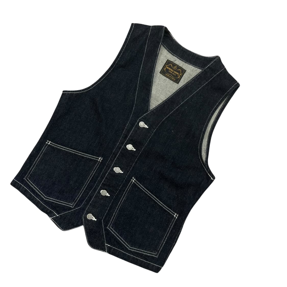 코지마진즈 데님 베스트 상품이미지3