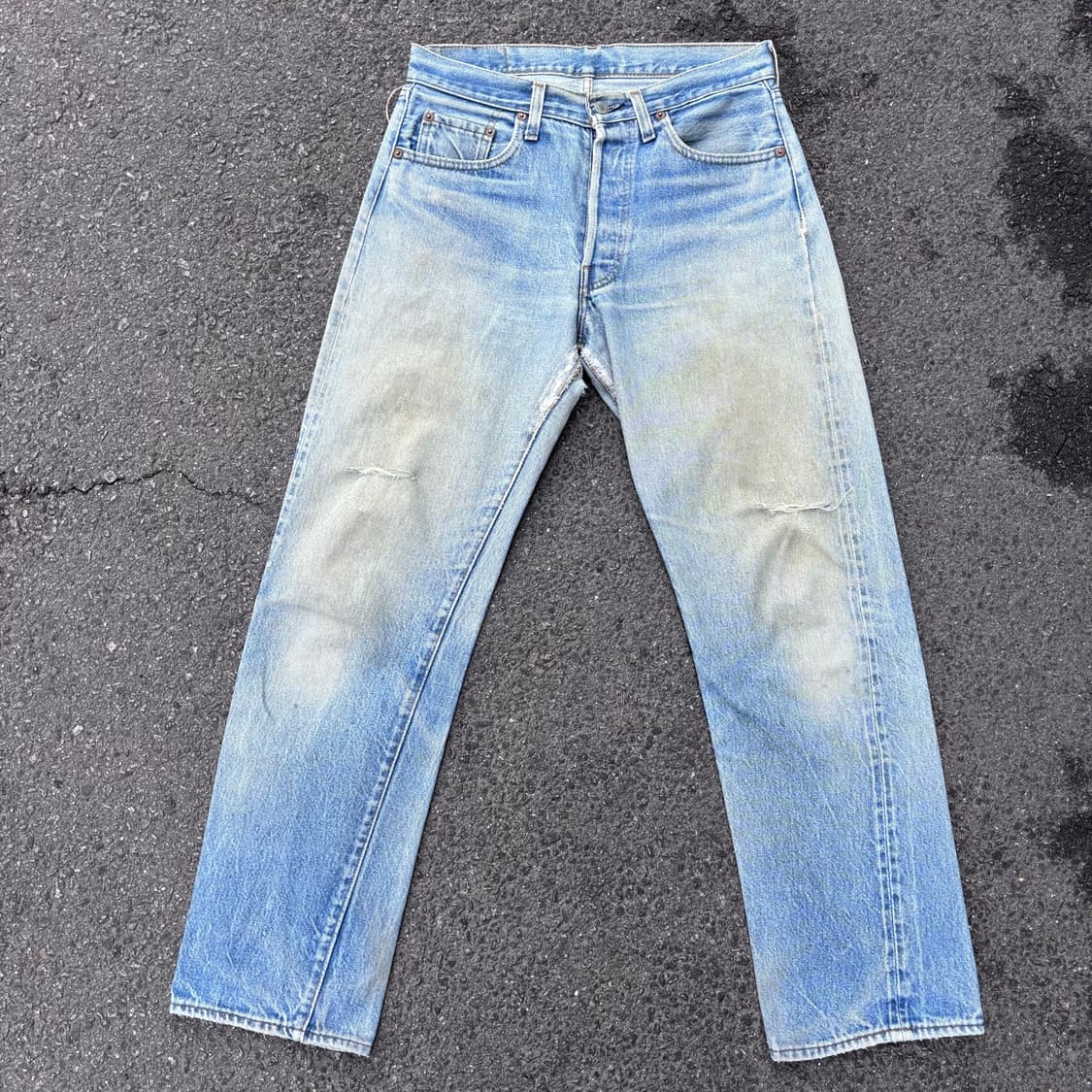 66후기 80년대 미국 리바이스 501 스몰e 셀비지 상품이미지4