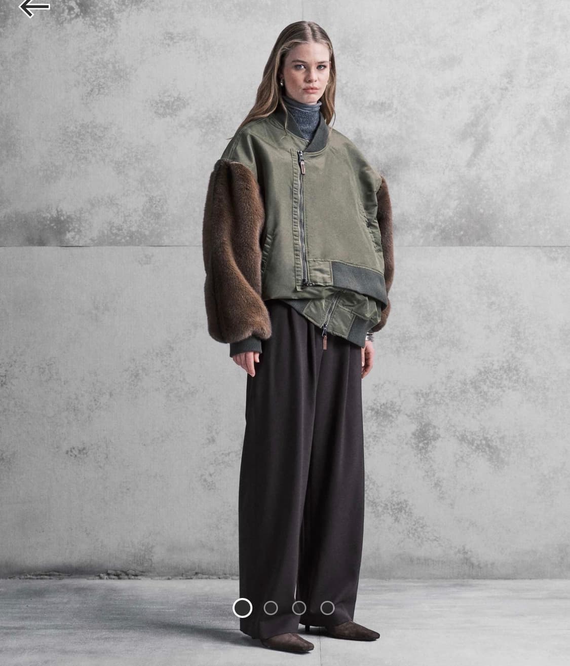 Asos 아소스 퍼 봄버 자켓 상품이미지1