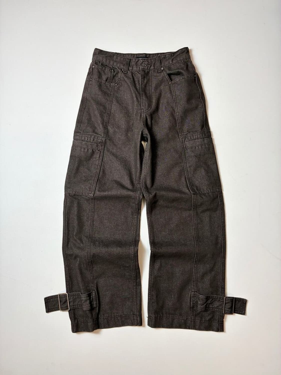 메종미네드 MAISON MINED 와이드 지퍼 데님 팬츠 PN8966 상품이미지1